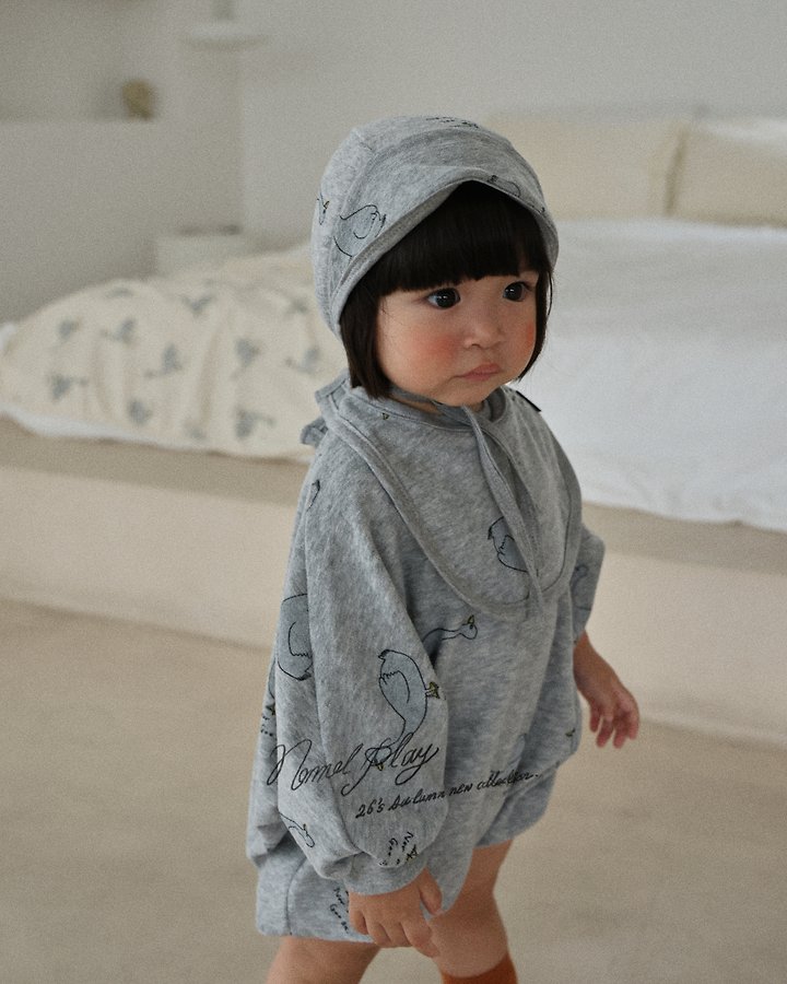 Normalplay - Korean Baby Fashion - #babyootd - Terry Duck Baby Bodysuit - 8