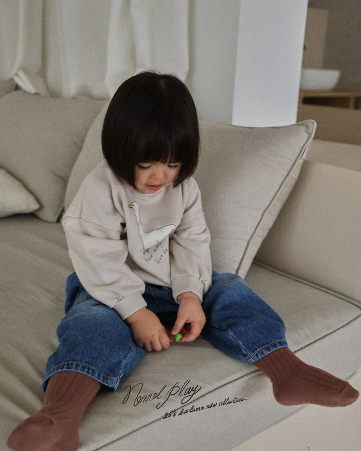 Normalplay - Korean Baby Fashion - #babyootd - Goose Duck Sweatshirt - 6