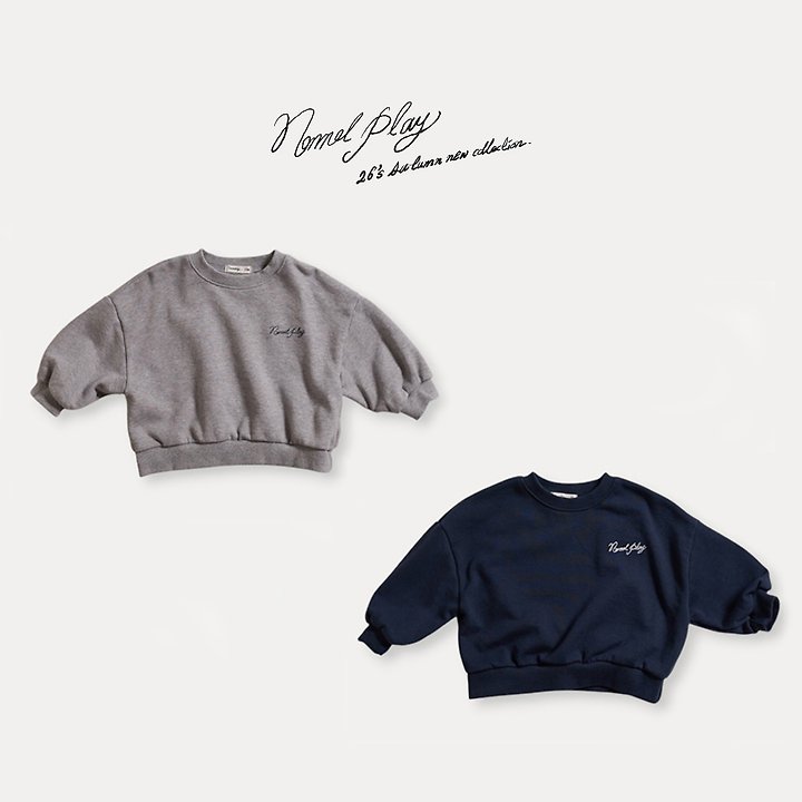 Normalplay - Korean Baby Fashion - #babyootd - Mongle Sweatshirt