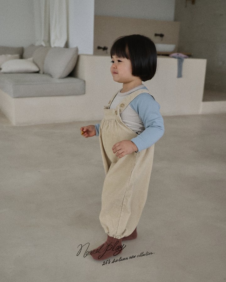 Normalplay - Korean Baby Fashion - #babyootd - Cookie Overall Pants - 7