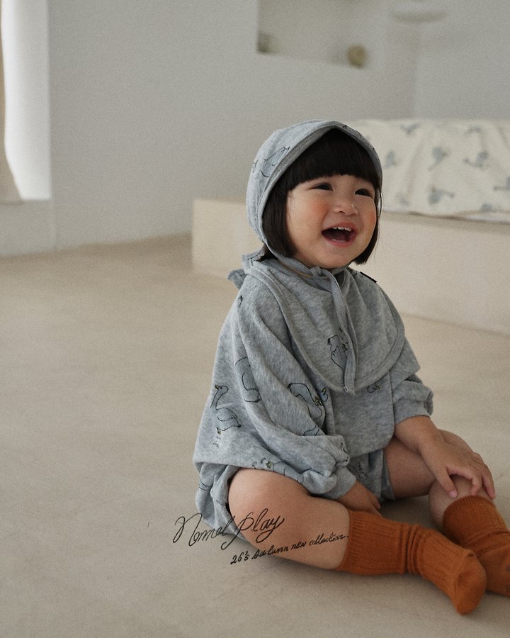 Normalplay - Korean Baby Fashion - #babyootd - Terry Duck Bonnet - 12