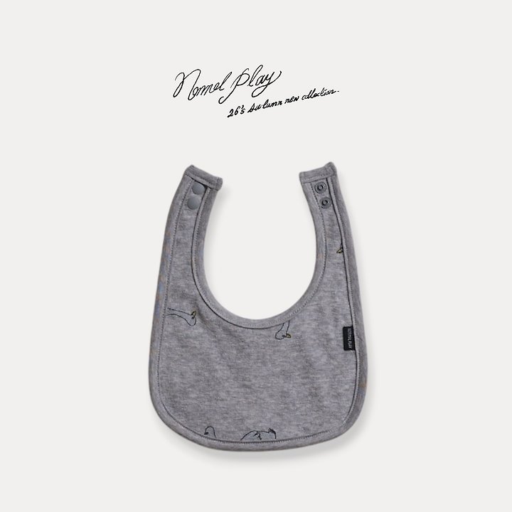 Normalplay - Korean Baby Fashion - #babyootd - Terry Duck Bib - 5