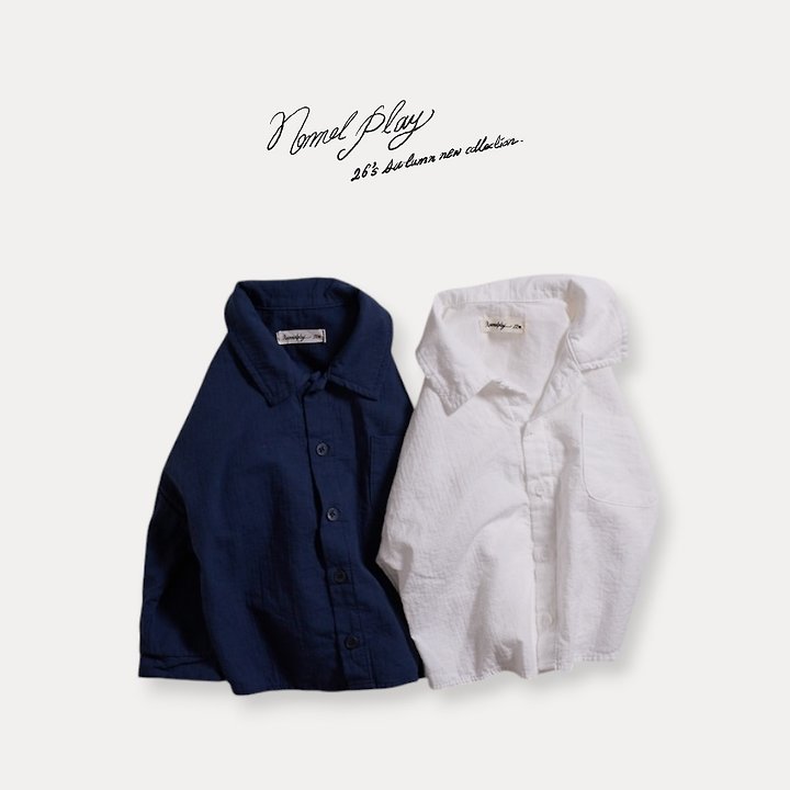 Normalplay - Korean Baby Fashion - #babyootd - Half Moon Shirt - 3