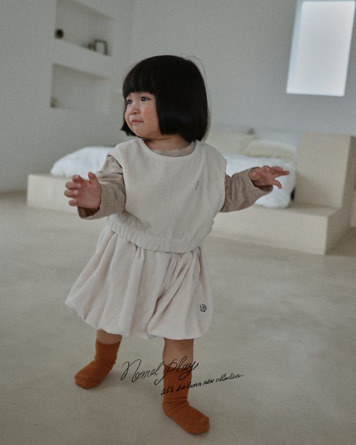 Normalplay - Korean Baby Fashion - #babyootd - Velour Balloon Pants - 7