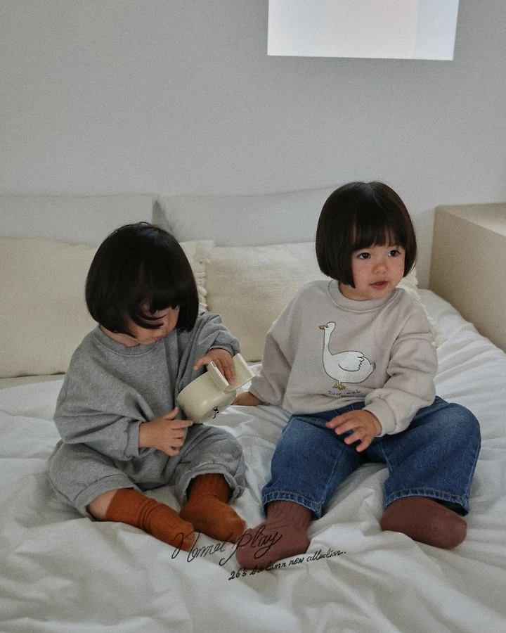 Normalplay - Korean Baby Fashion - #babyoutfit - Goose Duck Sweatshirt - 8
