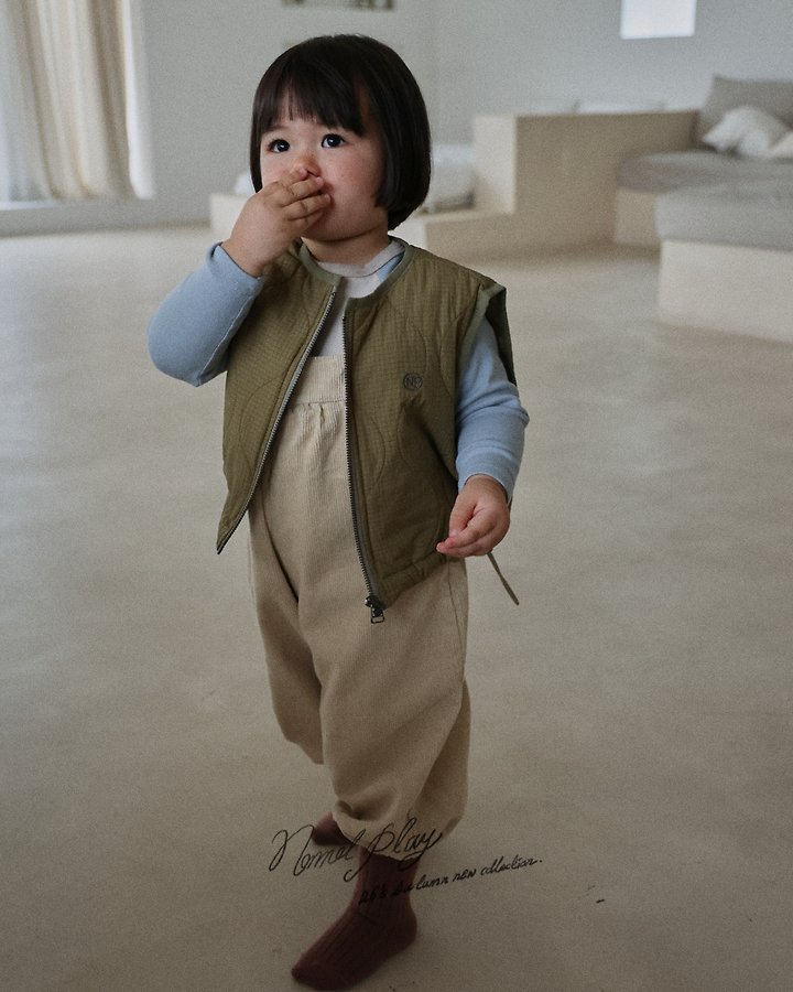 Normalplay - Korean Baby Fashion - #babyoutfit - Cookie Overall Pants - 9