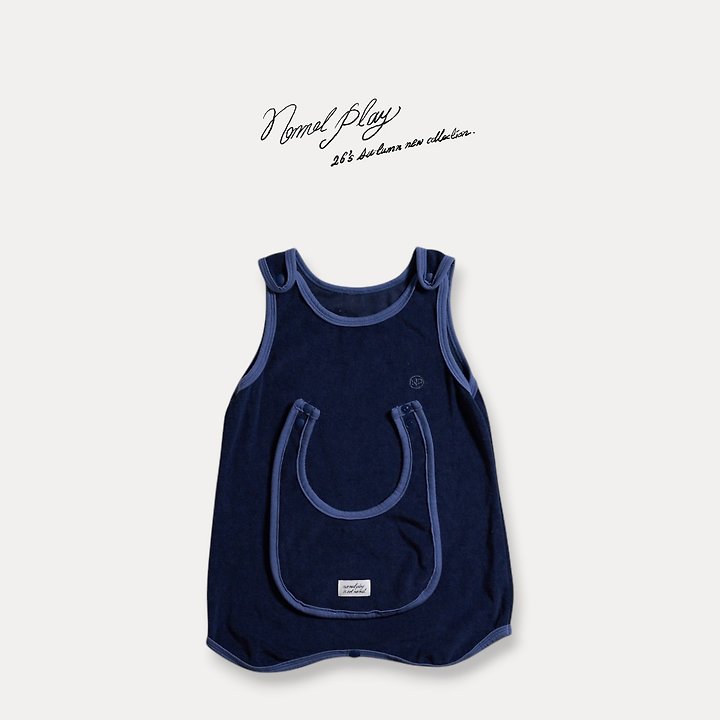 Normalplay - Korean Baby Fashion - #babyoutfit - Normal Terry Bib - 5