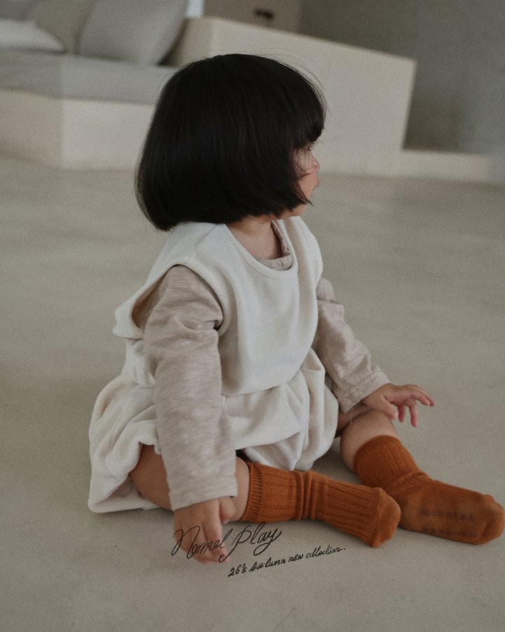 Normalplay - Korean Baby Fashion - #babyoutfit - Velour Balloon Pants - 9