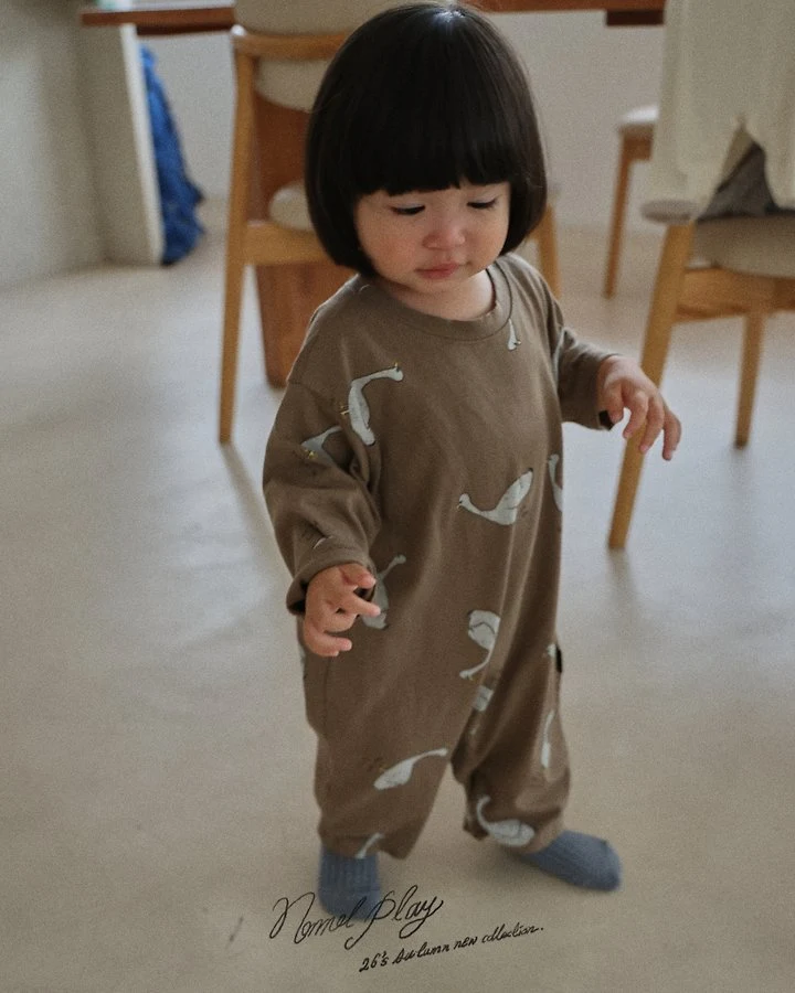 Normalplay - Korean Baby Fashion - #babyoutfit - Normal Duck Single Baby Bodysuit - 7