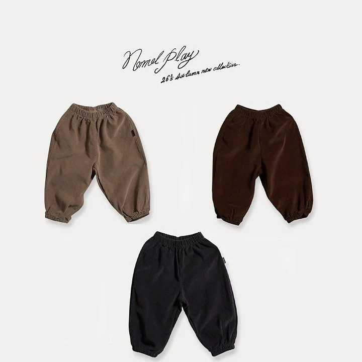 Normalplay - Korean Baby Fashion - #babywear - Fine Corduroy Check Pants