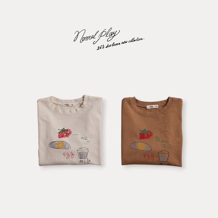 Normalplay - Korean Baby Fashion - #babywear - Egg Long Sleeve Tee - 3