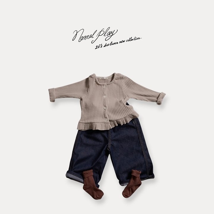 Normalplay - Korean Baby Fashion - #babywear - Bubble Non-Fade Denim Pants - 7