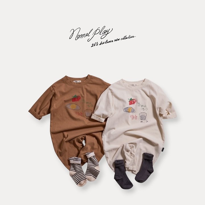 Normalplay - Korean Baby Fashion - #babywear - Egg Baby Bodysuit