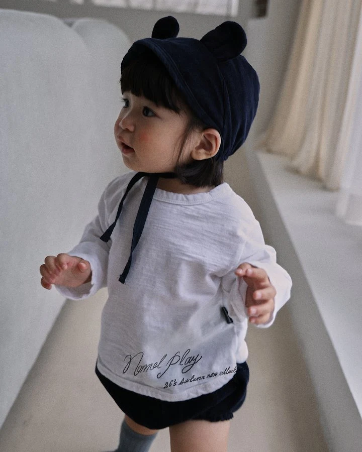 Normalplay - Korean Baby Fashion - #onlinebabyboutique - Cookie Ear Bonnet - 7