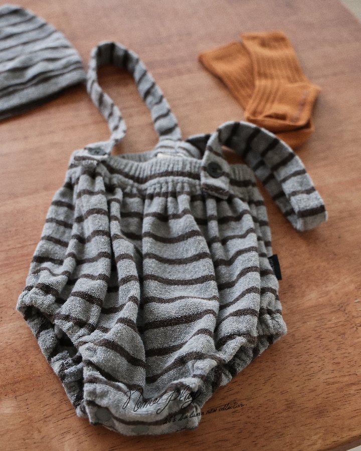 Normalplay - Korean Baby Fashion - #onlinebabyboutique - Melody Suspender Bloomers - 8