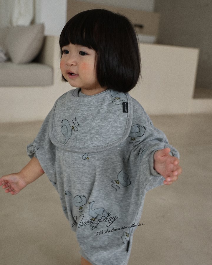 Normalplay - Korean Baby Fashion - #onlinebabyboutique - Terry Duck Bib - 9
