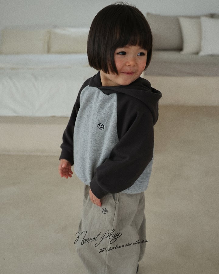 Normalplay - Korean Baby Fashion - #onlinebabyshop - Basic Reversible Hoodie - 10