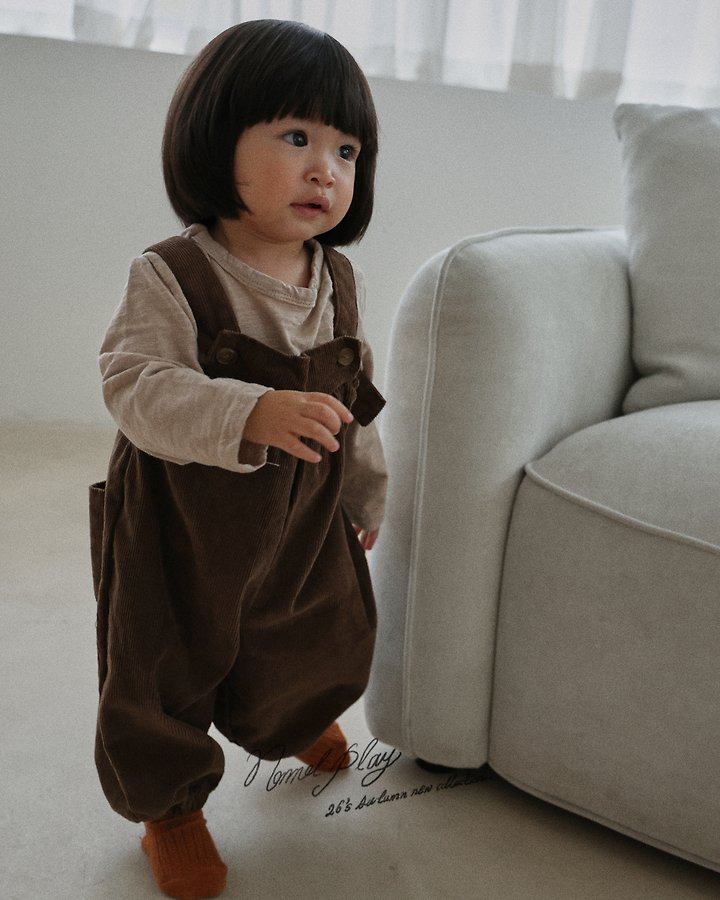 Normalplay - Korean Baby Fashion - #onlinebabyshop - Solid Slub Tee - 8