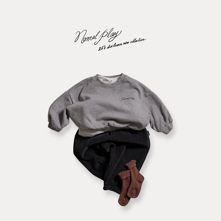 Normalplay - Korean Baby Fashion - #onlinebabyshop - Mongle Sweatshirt - 6