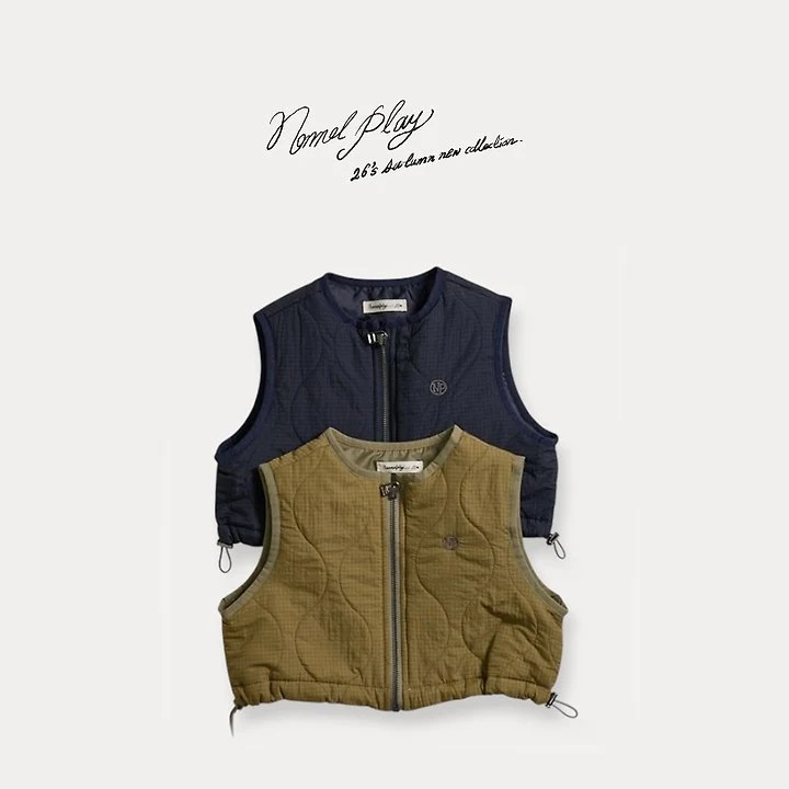 Normalplay - Korean Baby Fashion - #onlinebabyshop - Honey Crop Vest