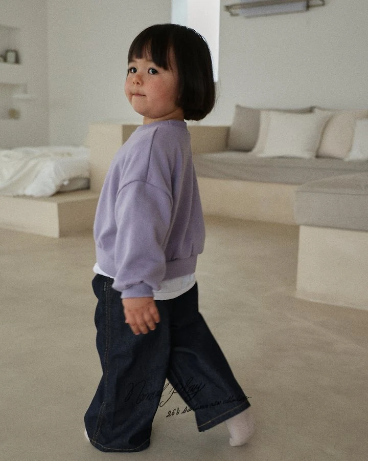 Normalplay - Korean Baby Fashion - #onlinebabyshop - Bubble Non-Fade Denim Pants - 9