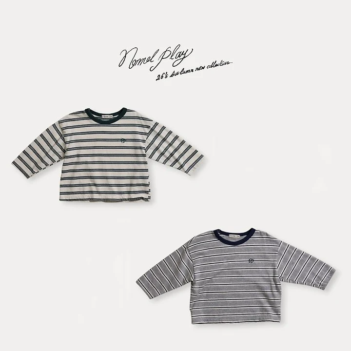 Normalplay - Korean Baby Fashion - #onlinebabyshop - Day Stripe Tee