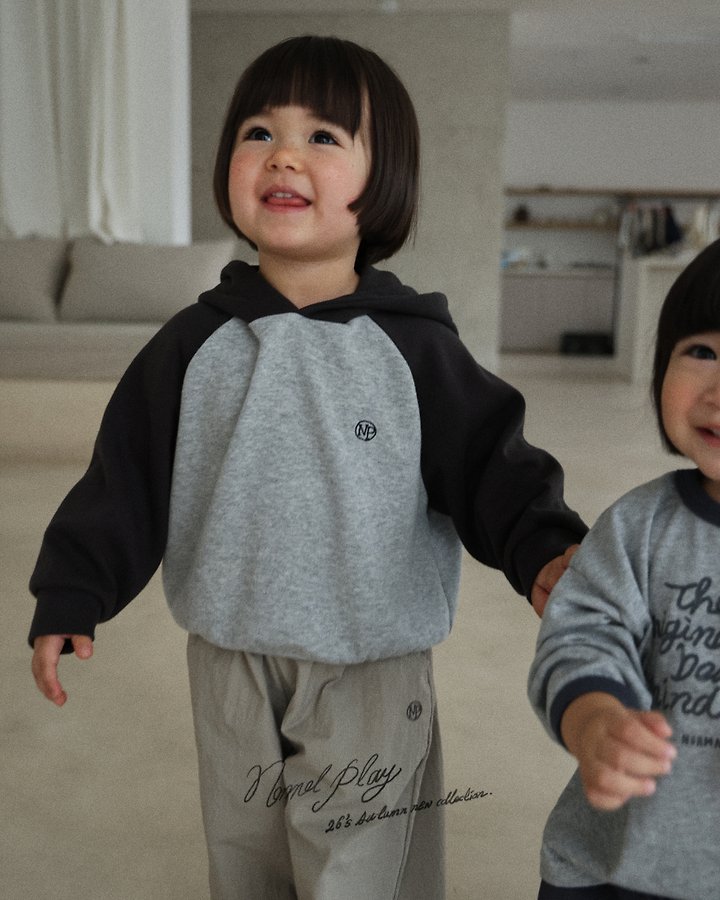 Normalplay - Korean Baby Fashion - #smilingbaby - Basic Reversible Hoodie - 11