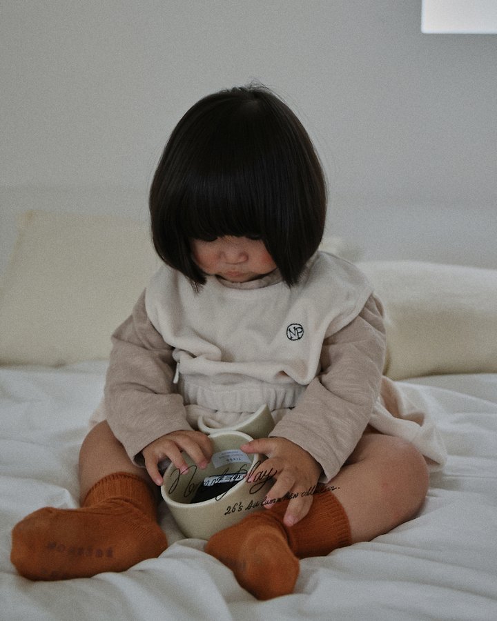 Normalplay - Korean Baby Fashion - #smilingbaby - Solid Slub Tee - 9
