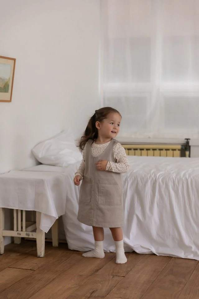 Oatmeal - Korean Children Fashion - #Kfashion4kids - Milly One-piece - 5