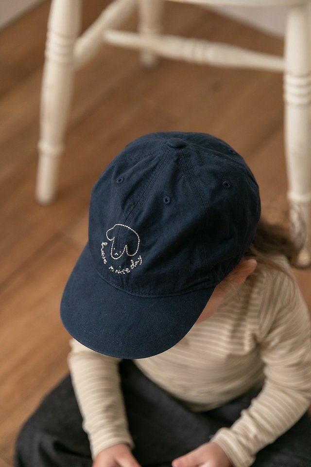 Oatmeal - Korean Children Fashion - #Kfashion4kids - Puppy Baseball Cap - 6