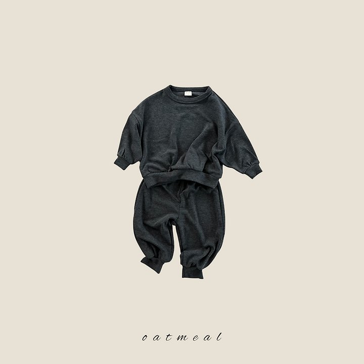 Oatmeal - Korean Children Fashion - #stylishchildhood - Mellow Set - 4