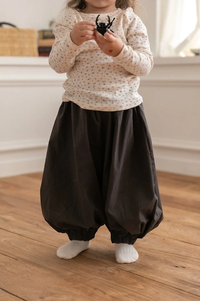 Oatmeal - Korean Children Fashion - #childofig - Aladdin Pants - 5
