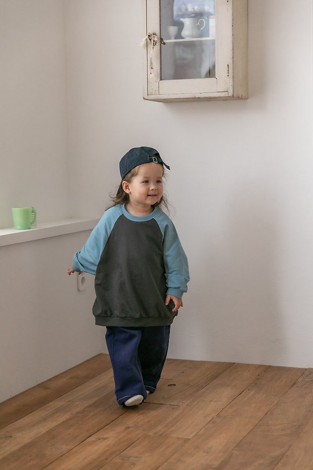 Oatmeal - Korean Children Fashion - #childofig - Tutu Raglan Sweatshirt - 5