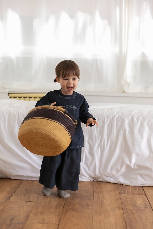 Oatmeal - Korean Children Fashion - #childrensboutique - Bono Denim Pants - 10