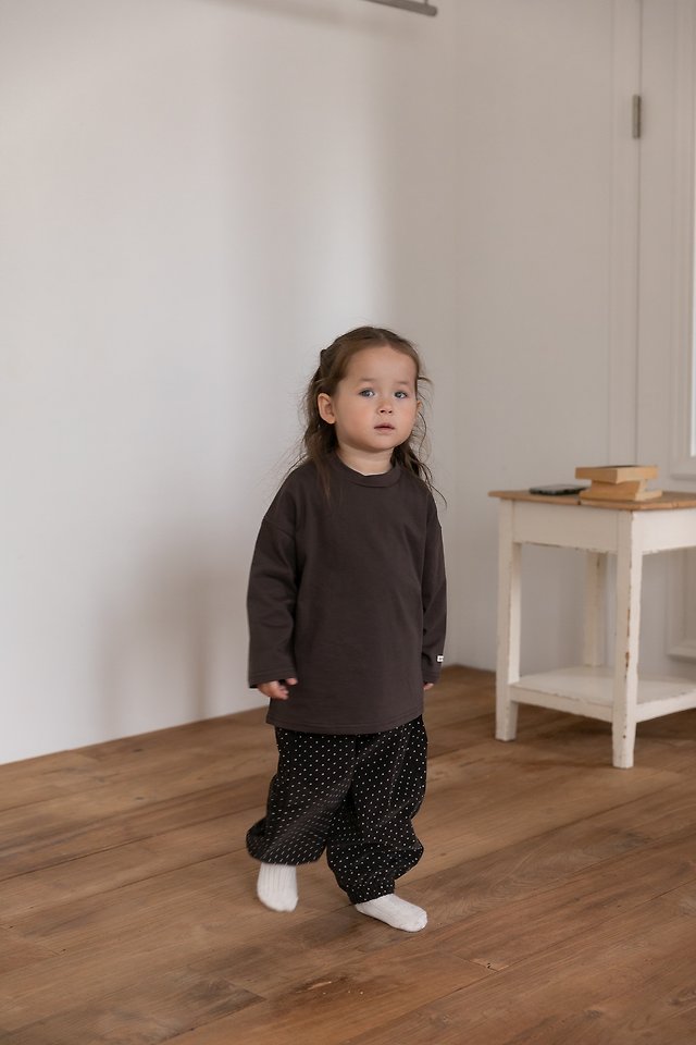 Oatmeal - Korean Children Fashion - #childrensboutique - Dot Pants - 9