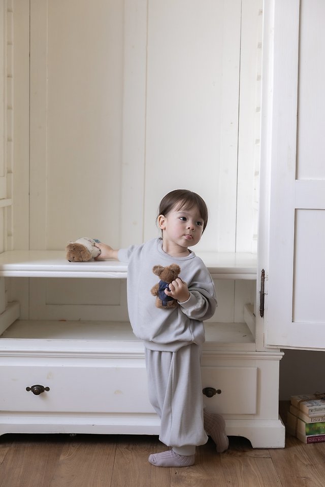 Oatmeal - Korean Children Fashion - #discoveringself - Mellow Set - 7