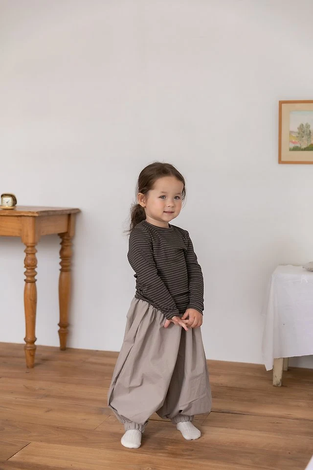 Oatmeal - Korean Children Fashion - #discoveringself - Aladdin Pants - 9