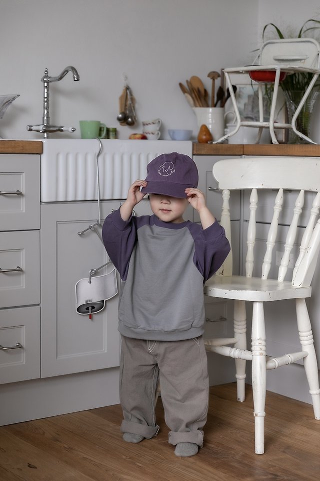 Oatmeal - Korean Children Fashion - #discoveringself - Tutu Raglan Sweatshirt - 8