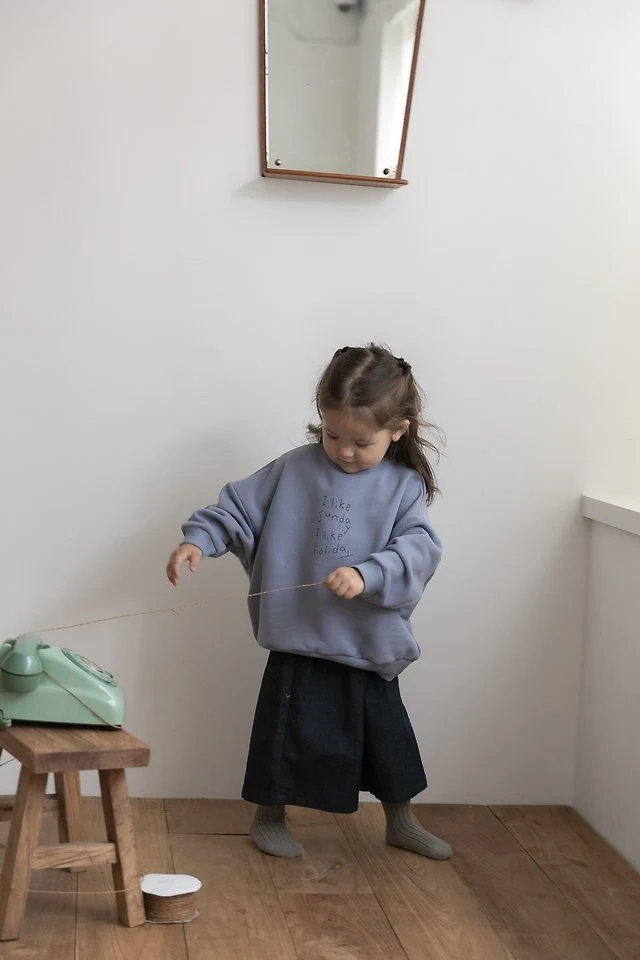 Oatmeal - Korean Children Fashion - #discoveringself - Like Sweatshirt - 7