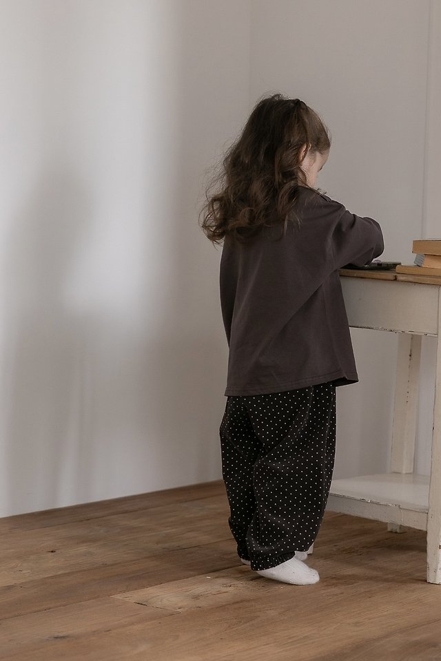 Oatmeal - Korean Children Fashion - #fashionkids - Dot Pants - 12