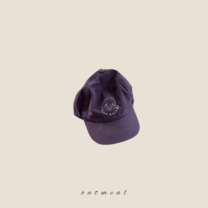 Oatmeal - Korean Children Fashion - #kidsshorts - Puppy Baseball Cap - 3