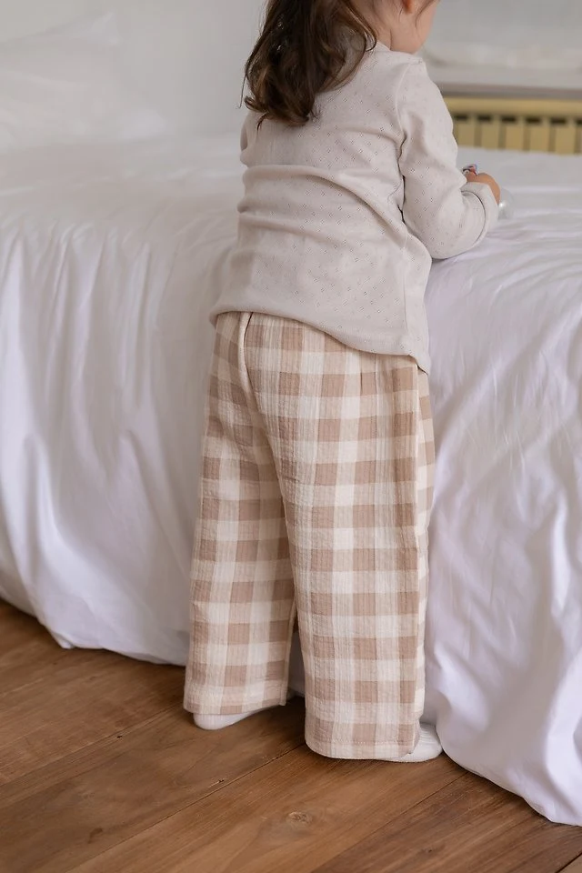 Oatmeal - Korean Children Fashion - #kidsstore - Eyelet Slim Tee - 6