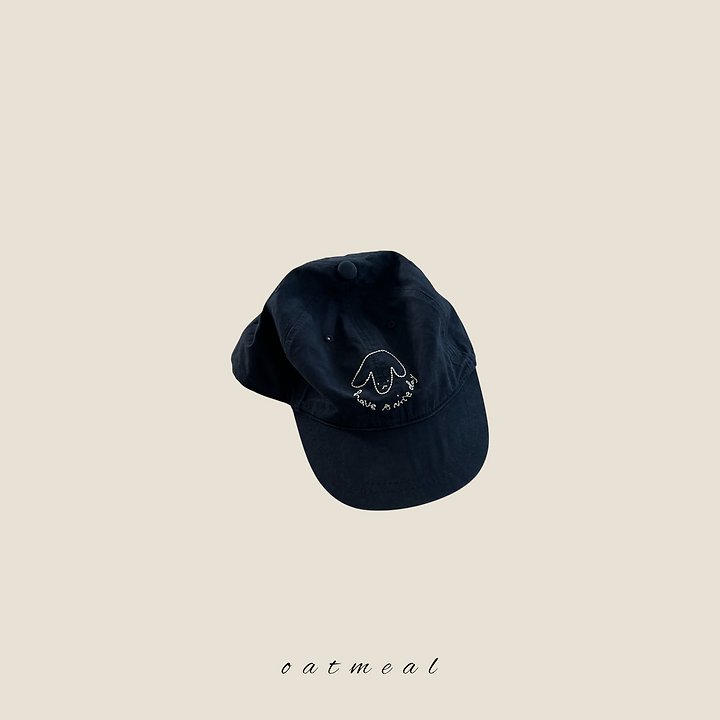Oatmeal - Korean Children Fashion - #kidsshorts - Puppy Baseball Cap - 4
