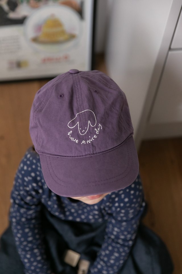 Oatmeal - Korean Children Fashion - #littlefashionista - Puppy Baseball Cap - 7