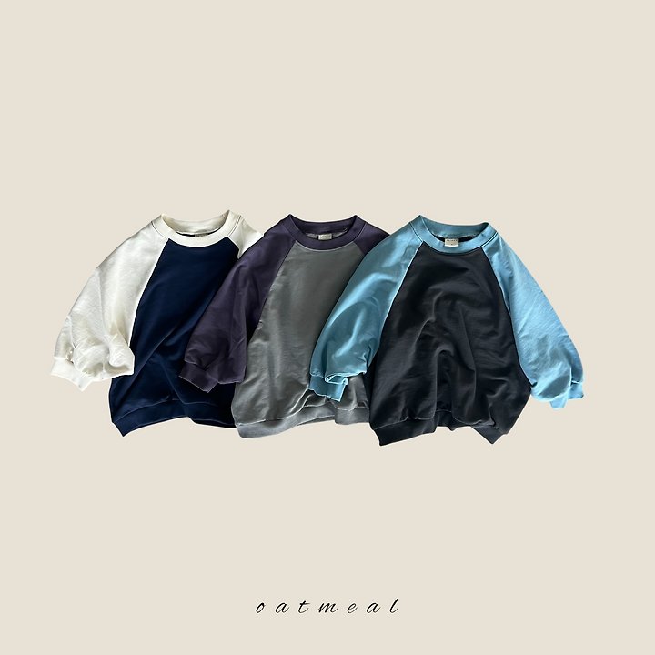 Oatmeal - Korean Children Fashion - #magicofchildhood - Tutu Raglan Sweatshirt
