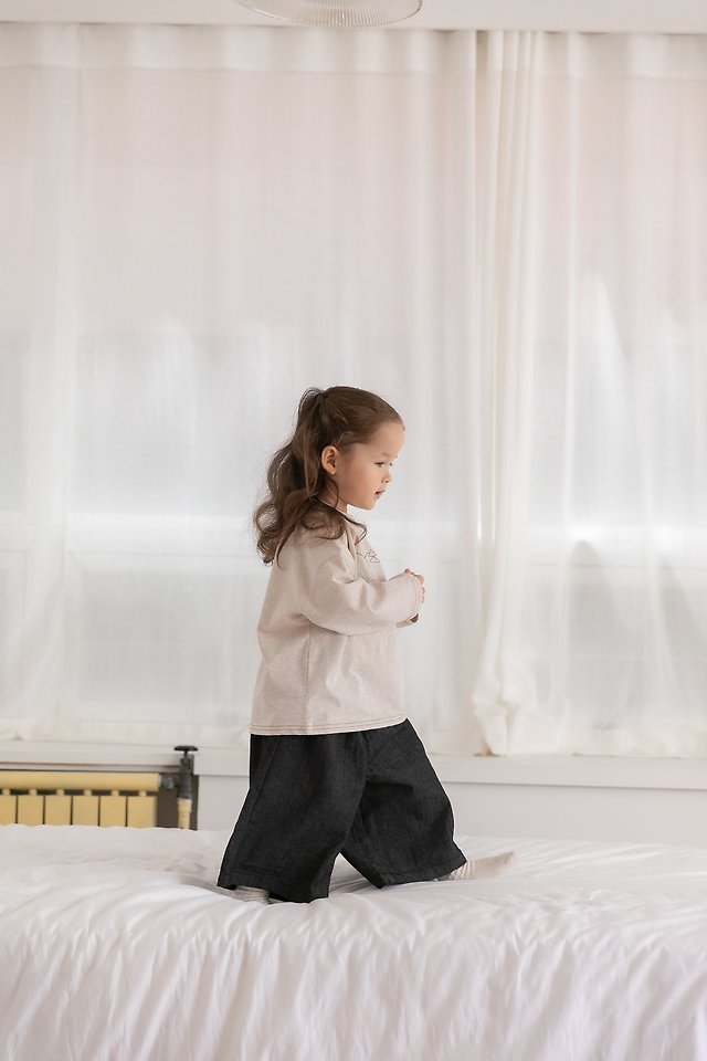 Oatmeal - Korean Children Fashion - #minifashionista - Bono Denim Pants - 6