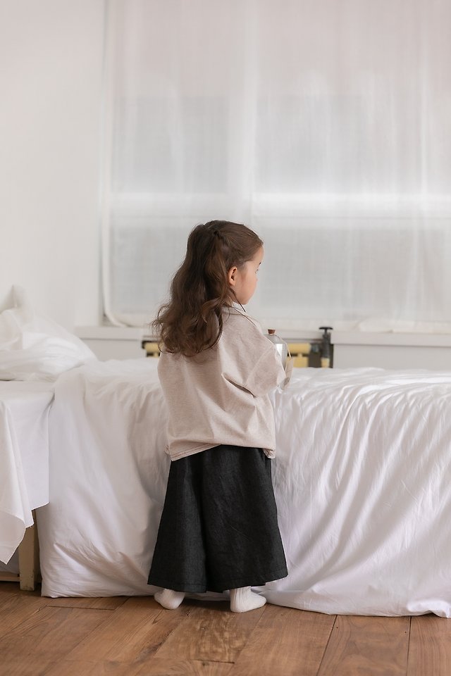 Oatmeal - Korean Children Fashion - #prettylittlegirls - Bono Denim Pants - 7