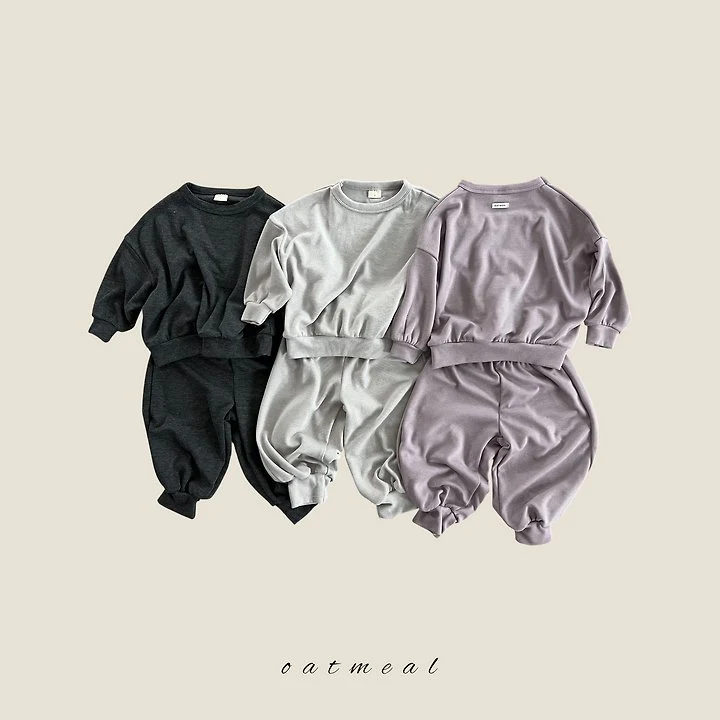 Oatmeal - Korean Children Fashion - #todddlerfashion - Mellow Set
