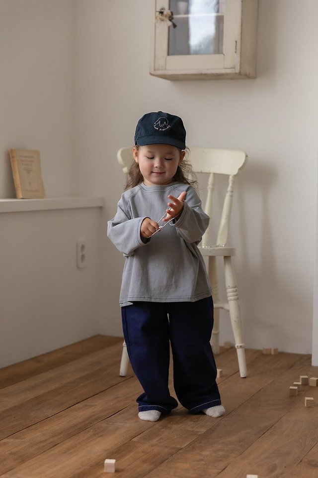 Oatmeal - Korean Children Fashion - #todddlerfashion - Puppy Baseball Cap - 11