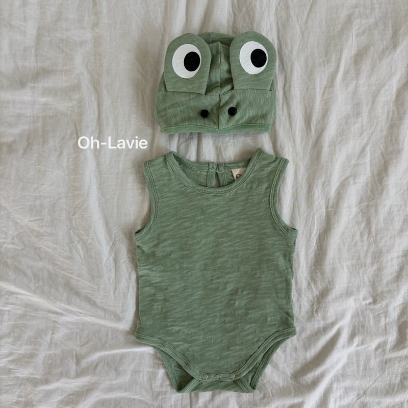 Oh lavie - Korean Baby Fashion - #babywear - Mini Ju Suit (Bonnet Set) - 3